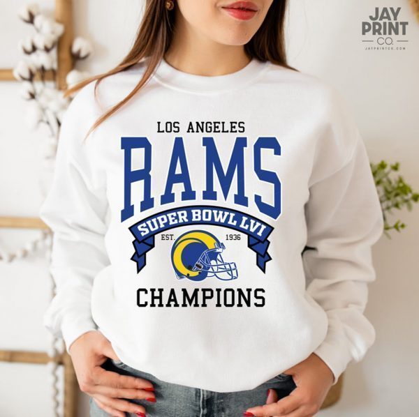 Los Angeles Rams Super Bowl LVI Champs Sweater