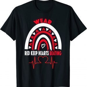 Red Keep Hearts Beating - Heart Disease Awareness Classic Shirt