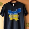 Russian Warship Go Fuck Yourself Ukraine Flag Free Ukraine T-shirt