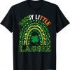Sassy St Patricks Day Rainbow Shamrock Classic Shirt