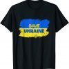 Save Ukraine I Stand With Ukraine Ukrainian Flag Classic Shirt