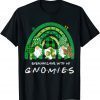 Shenanigans With My Gnomies Rainbow Leopard T-Shirt