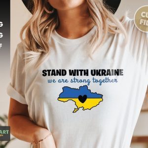 Stop Putin Stand With Ukraine We Are Strong Together T-Shirt