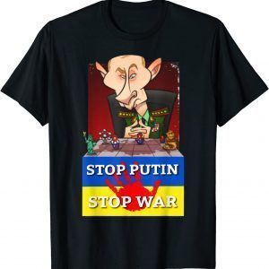 Stop Futin Stop War Funny Shirt Ukraine Freedom Anti Futin T-Shirt