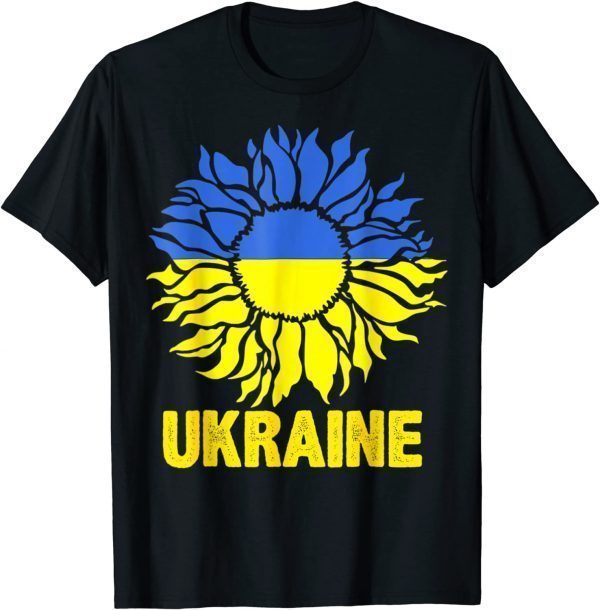 Sunflower Of Peace Ukraine Ukraine Strong Vyshyvanka Love Ukraine T-Shirt