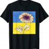 Sunflower Ukrainian Flag I Stand With Ukraine Ukraine Love Ukraine Flag T-Shirt