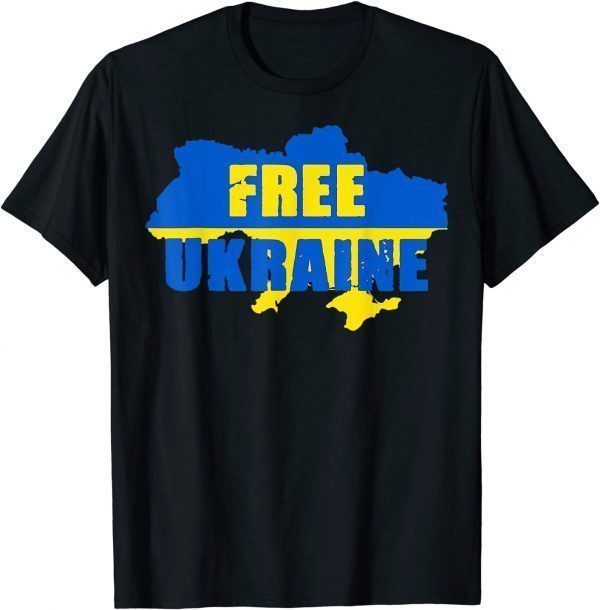 Support Ukraine I Stand With Ukraine Flag Free Ukraine Classic Shirt