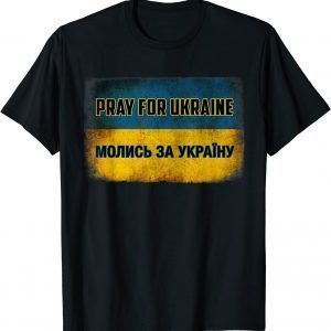 Support Ukraine I Stand With Ukraine Pray For Ukraine Peace Ukraine T-Shirt