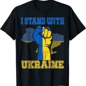 Support Ukraine I Stand With Ukraine Ukrainian Flag Vintage Classic Shirt