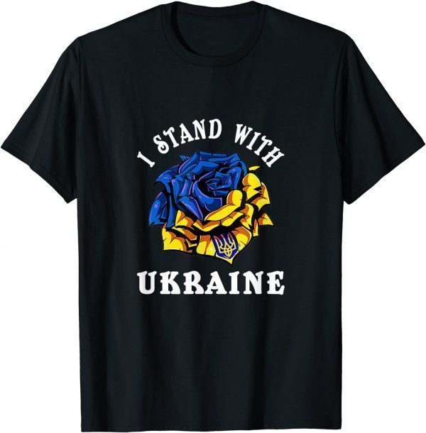 Support Ukraine I Stand With Ukraine Ukrainian Lover Peace Ukraine T-Shirt