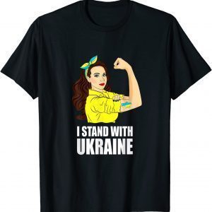 Support Ukraine Strong I Stand With Ukraine 2022 Gift Shirt