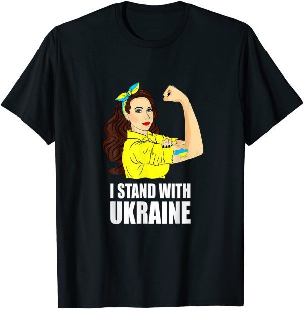 Support Ukraine Strong I Stand With Ukraine 2022 Gift Shirt