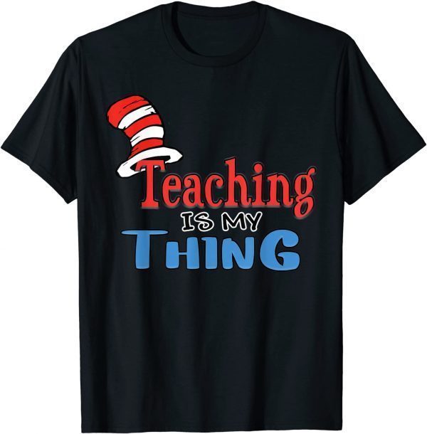 Teaching is my things Dr Teacher Red And White Stripe Hat Classic Shirt