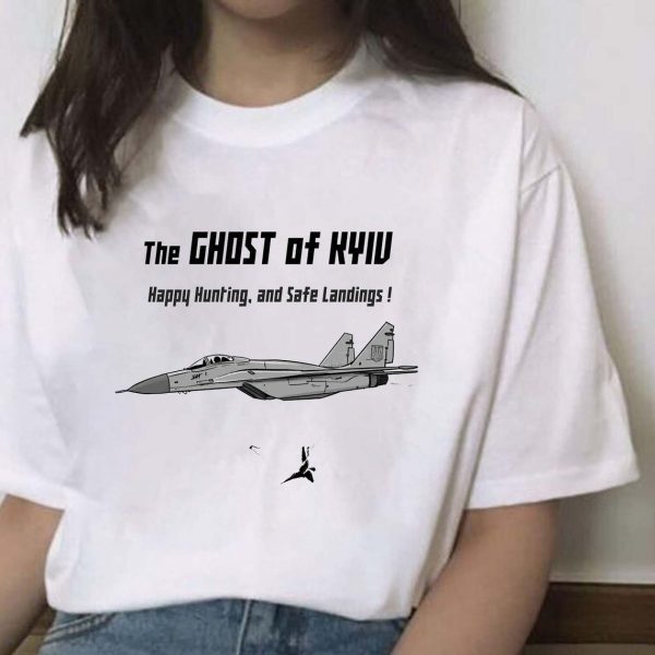 The Ghost Of Kyiv Happy Hunting , And Safe Landings Classic Shirt