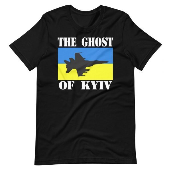 The Ghost Of Kyiv Ukrainian Flag Shirt