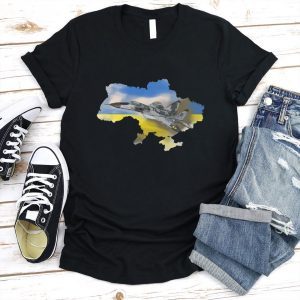 The Ghost of Kyiv I Stand With Ukraine I Support Ukraine Unisex Shirt