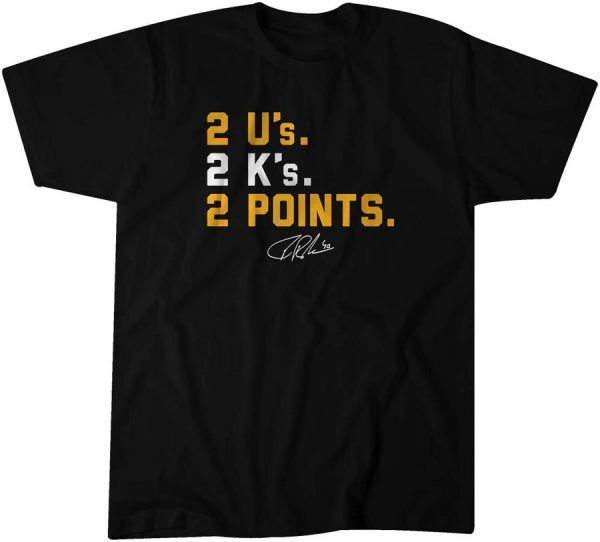 Tuukka Rask Two U's Two K's Two Points Classic Shirt