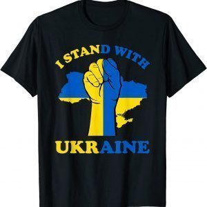 Ukraine Flag I Stand With Ukraine Pray Ukraine T-Shirt