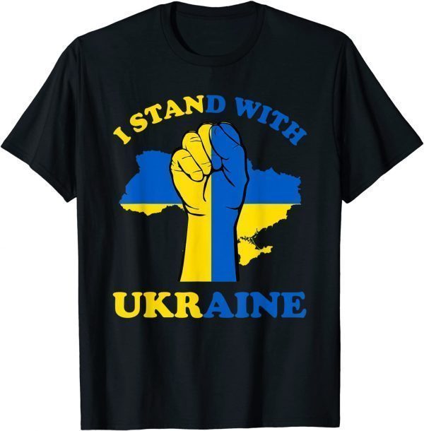 Ukraine Flag I Stand With Ukraine Pray Ukraine T-Shirt