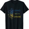 Fuck Putin Ukraine Flag Sunflower, Ukrainian Support Lover Shirt