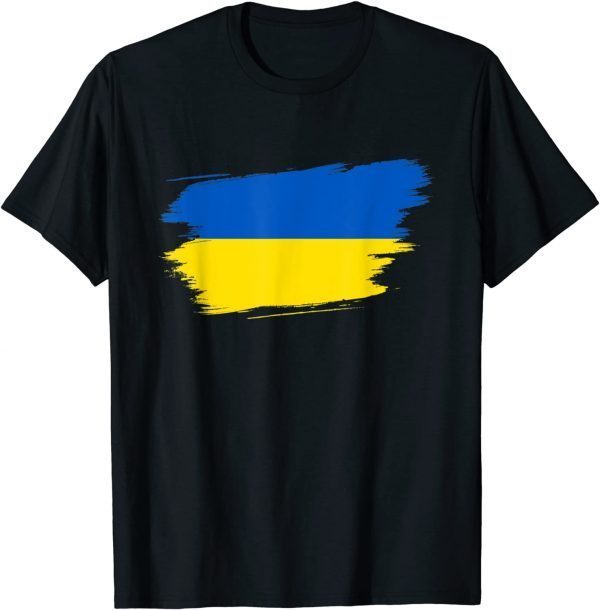 Ukraine Flag Ukrainian Ukraine Pride Heart Pray Ukraine T-Shirt