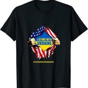 Ukraine I Stand With Ukraine Flag Support Ukraine T-Shirt