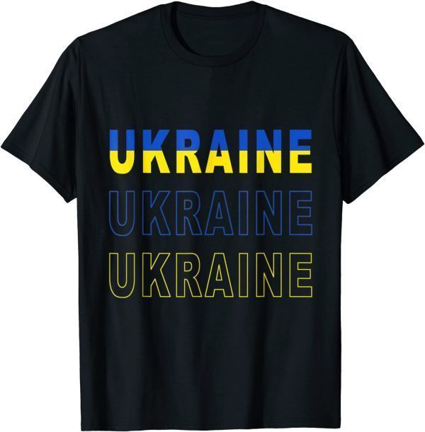 Ukraine Pride I Stand With Ukraine Love Ukraine T-Shirt