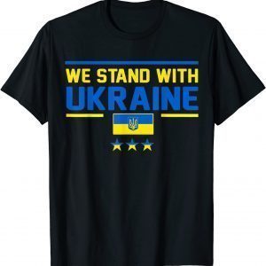 Puck Futin Ukraine We Stand With Ukraine Flag Support Ukraine Ukrainian T-Shirt