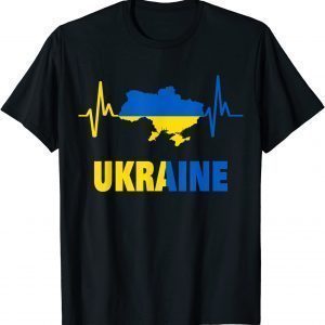 Ukraine With Flag Ukraine Ukrainian Flag Love Ukraine T-Shirt