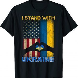 Stop War Ukrainian Lover I Stand With Ukraine Flag Ukrainian Shirt