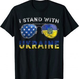 Ukrainian Lover I Stand With Ukraine Sunglasses Shirt