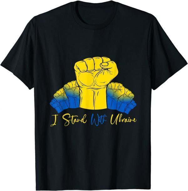 Ukrainian Lover I Stand With Ukraine Support Ukrainian Peace Ukraine T-Shirt