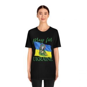 Ukrainian Flag Ukrainian Saint of Javelins T Shirt