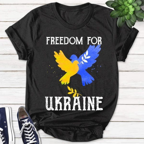 Ukrainian flag I Support Ukraine Free Ukraine Shirt