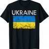 Vintage Ukraine Ukrainian Flag I Support Ukraine Shirt