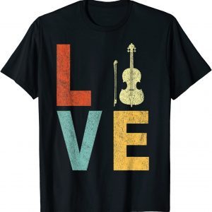 Violin Player Violinist Musician Violin Love Retro Classic Shirt