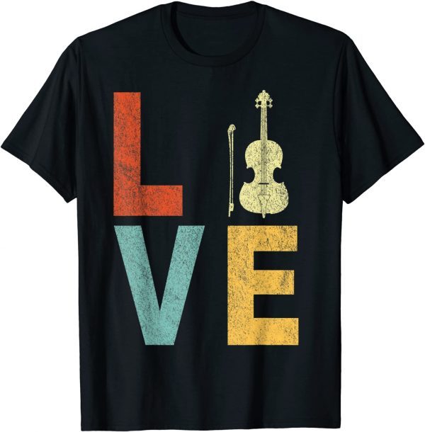 Violin Player Violinist Musician Violin Love Retro Classic Shirt