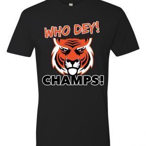 Who Dey Champs! Cincinnati Bengals Classic Shirt