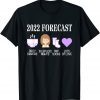 2022 Forecast Expectant Mother Father Baby Announcement T-Shirt