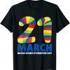 21 March World Down Syndrome Day 2022 Be Kind Down Syndrome 2022 T-Shirt