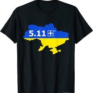 5.11 Ukraine Flag President Zelensky Peace Ukraine T-Shirt