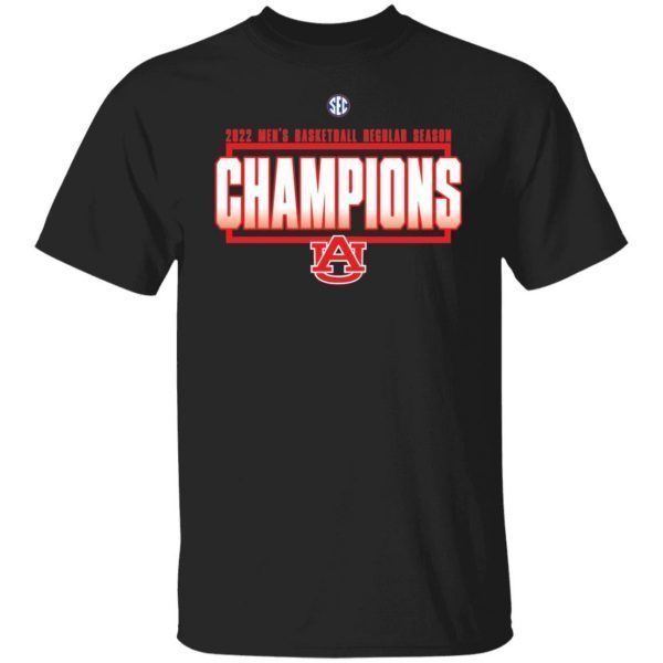 Auburn Tigers Basketball Regular Season Champions Tee Shirt