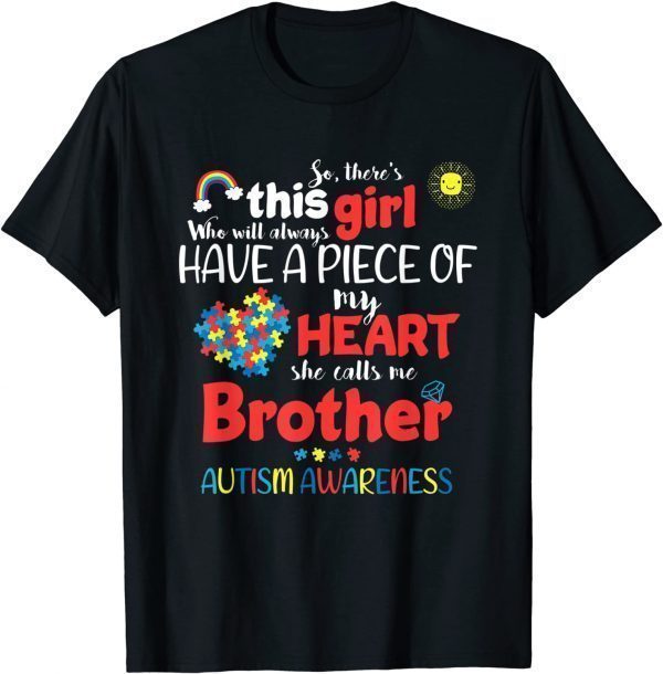 Autism Awareness Day Autistic Girl Autism Brother 2022 Shirt