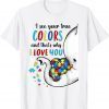 Autism Awareness Elephan I See Your True Colors Puzzle Piece 2022 Shirt