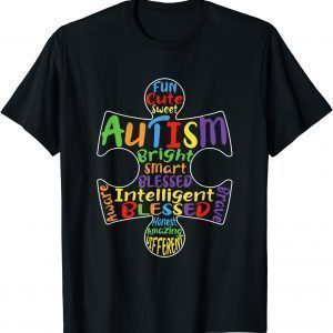 Autism Awareness Heart Blessed 2022 Shirt