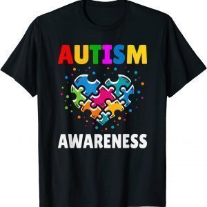 Autism Awareness Heart Puzzle Kindness 2022 Shirt