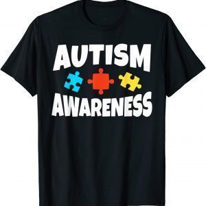 Autism Awareness Puzzle Piece Autistic Support 2022 Shirt