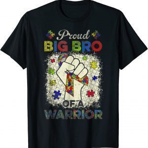 Autism Big Bro Of Autism Awareness Warrior Support Autistic Classic Shirt