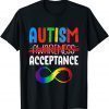 Autism In April Wear Red Instead Autism-Acceptance 2022 Shirt