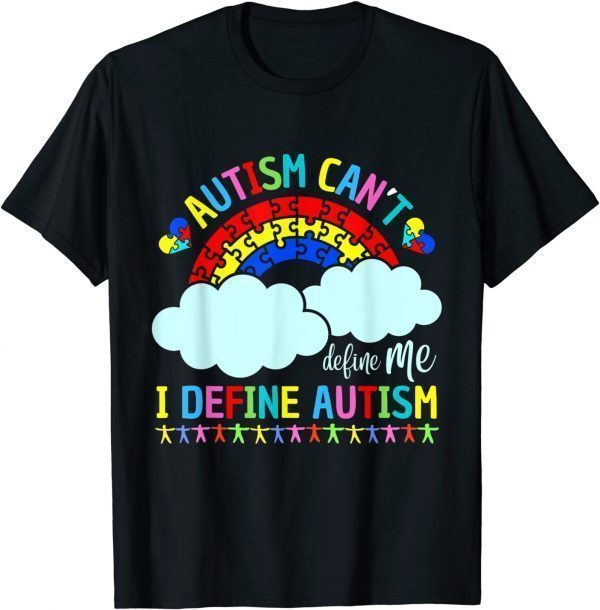 Autism Rainbow In April We Wear Blue Autism T-Shirt